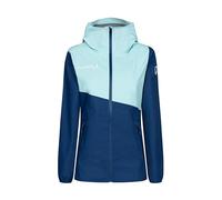 Rock Experience Roof Hoodie Woman Jacket Veste Technique | Coupe-Vent, Bleu Marine/Bleu Clair, XXL Femmes