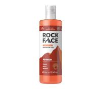 Rock Face Gel douche Power All In One pour homme, 410 ml, parfum oriental épicé, convient aux cheveux et au corps, parfum longue durée