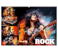ROCK Feel the unlimited power (Wall Calendar 2026 DIN A2 landscape), CALVENDO 12 Month Wall Calendar: Not just music, but a lifestyle