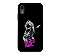 Rock Girl Grunge Guitariste Punk Musique Lover Rock'n Roll Coque pour iPhone XR