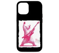 Rock Guitarist Bear Vintage Guitare électrique Cadeau Coque pour iPhone 12/12 Pro