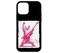 Rock Guitarist Bear Vintage Guitare électrique Cadeau Coque pour iPhone 12 Mini
