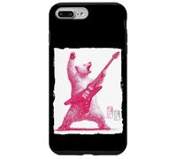 Rock Guitarist Bear Vintage Guitare électrique Cadeau Coque pour iPhone 7 Plus/8 Plus