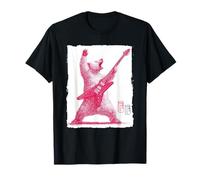 Rock Guitarist Bear Vintage Guitare électrique Cadeau T-Shirt