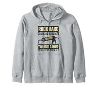 Rock Hard Caulking Services Funny Handyman Humour Adulte Homme Sweat à Capuche