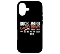 Rock Hard Caulking Services You Got A Hole Let Me Put Calfeutrage Coque pour iPhone 17