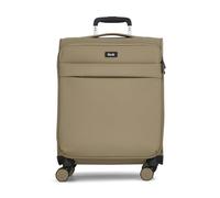 Rock Harper Valise à coque souple - Design léger, élégant et minimaliste - Poignée télescopique, roues pivotantes à 360° et serrure à combinaison TSA - Disponible en noir, gris, bleu marine et beige
