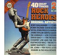 Rock Heroes-40 great Tracks - Rory Gallagher, T. Rex, Robin Trower, David Bowie, Procol Harum.. / Vinyl record [Vinyl-LP]