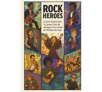 Rock Heroes: Le livre illustré pour les jeunes fans de musique et les curieux de l'histoire du Rock