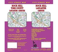 Rock Hill : Lancaster : Chester : plan des rues de la ville = Rock Hill : York County : Lancaster : Chester : plan de ville | GM Johnson