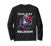 Rock is My Religion Christian Metal Guitar Energy Manche Longue