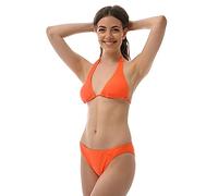 ROCK-IT Apparel Bikini Femme, Ensemble Deux Pièces Premium, Haut Triangle avec Push-up Amovible, Séchage Rapide, Orange (Slip M - Top S)
