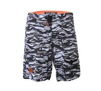 ROCK-IT Apparel Boardshorts Camouflage pour Hommes avec Poche et sans Pantalon intérieur [Taille S-3XL] Tissu léger et à séchage Rapide I Maillot de Bain pour Hommes Blanc XXL