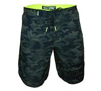 ROCK-IT Apparel Boardshorts Camouflage pour Hommes avec Poche et sans Pantalon intérieur [Taille S-3XL] Tissu léger et à séchage Rapide I Maillot de Bain pour Hommes Vert XXL