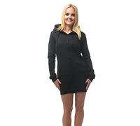 ROCK-IT Apparel Femme Sweat à Capuche Zippé Sweat-Shirt - Zip Hoodie Ladies - Longue Veste Manteau - Size XS-XXL - Noir - Haute qualité et très Doux S