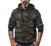 ROCK-IT Apparel I Sweat à Capuche pour Homme I Sweat Premium avec Capuche et Poche I Hoodie Sweatshirt Pullover Hoody [tailleS-5XL] I Tissu très Doux I Dark Camo XXL