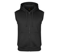 ROCK-IT Apparel I Veste à Capuche Homme sans Manches I Sweat à Capuche Premium pour Les Loisirs ou Le Sport Amateur I avec Fermeture éclair et Poche [taillesS-4XL] Hoodie Noir M