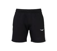 ROCK-IT Apparel Short pour Homme avec Rayures - Short pour Homme - pour Les Loisirs Sportifs d'été - Coton Doux avec Poches à Fermeture éclair - Tailles S-5XL - Couleur Noire XL