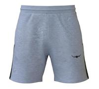 ROCK-IT Apparel Short pour Homme avec Rayures - Short pour Homme - pour Les Loisirs Sportifs d'été - Coton Doux avec Poches à Fermeture éclair - Tailles S-5XL - Couleur Gris XL