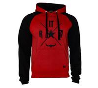 ROCK-IT Apparel Sweat à Capuche Homme, Sweat Raglan 2 Tons, Tissu Doux, qualité supérieure, Tailles S-5XL Couleur Rouge XXL