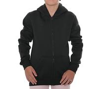 ROCK-IT Apparel® Veste Unisexe à Capuche pour Enfants avec Zip Chandail à Capuche pour Filles et garçons Tailles 98-164 Color Noir 134/140