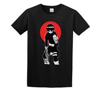 Rock Lee Tshirt Funny Graphic Cotton Summer Tops Tee Shirts Black L