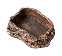 Rock Look Reptile Water Dish And Food Bowl Features A Non-slip, Anti-tip