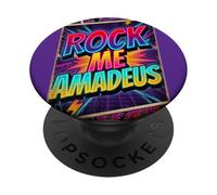 Rock Me Amadeus Style années 80 PopSockets PopGrip Adhésif