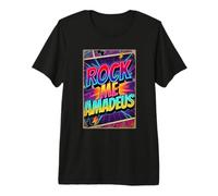Rock Me Amadeus Style années 80 T-Shirt Haut de Gamme