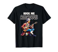 Rock Me Wolfgang Amadeus Mozart Color Funny T-Shirt