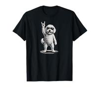 Rock-Music-Dog Doodle Chien Race de Chien Goldendoodle Chien T-Shirt