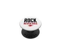 Rock Music Guitar Heavy Vintage Rock Never Dies PopSockets PopGrip Adhésif
