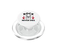 Rock Music Guitar Heavy Vintage Rock Never Dies PopSockets PopGrip pour MagSafe