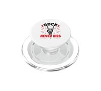 Rock Music Guitar Heavy Vintage Rock Never Dies PopSockets PopGrip pour MagSafe