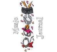 Rock Music Journal: Music Songwriting Journal: Blank Sheet Music, Lyric Diary And Manuscript Paper For Songwriters And Musicians Gifts For