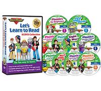 ROCK N LEARN Let's Learn to Read 10 DVD Collection (170 sight words, covers all phonics rules, vowels, consonants, blends, digraphs, practice sections to build reading fluency, 80 downloadable worksheets and more.)
