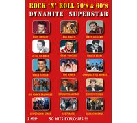 Rock 'n' Roll 50's & 60's Dynamite Superstar - 50 Hits Explosifs !!! - 2 Dvd