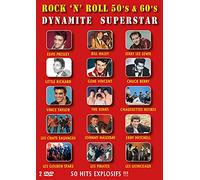 Rock 'n' Roll 50's & 60's Dynamite Superstar - 50 Hits Explosifs !!! - 2 Dvd