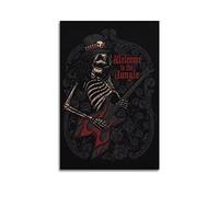 Rock N Roll Art Affiche vintage Welcome to The Jungle Art mural rétro esthétique décoration de chambre de bureau 30 x 45 cm sans cadre