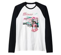 Rock N Roll Diner des années 1950 Manche Raglan