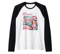 Rock N Roll Diner des années 1950 Manche Raglan