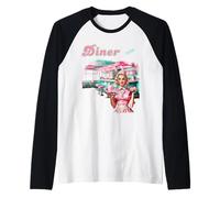 Rock N Roll Diner des années 1950 Manche Raglan