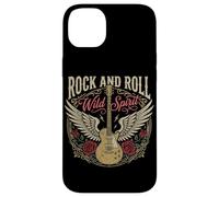 Rock N Roll Guitare électrique Rock Band Guitariste Heavy Metal Coque pour iPhone 14 Plus