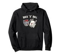 Rock n Roll Joke Rouleau de Papier Toilette Rock Pun Punk Metal Head Sweat à Capuche