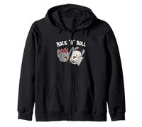 Rock n Roll Joke Rouleau de Papier Toilette Rock Pun Punk Metal Head Sweat à Capuche