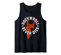 Rock N Roll Never Dies Rock and Roll Heavy Metal Musique Débardeur