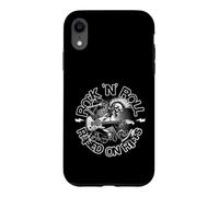 Rock N Roll Raised on Riffs Punk Guitar Energy Coque pour iPhone XR