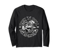 Rock N Roll Raised on Riffs Punk Guitar Energy Manche Longue