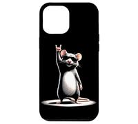 Rock N Roll Rat Heavy Hard Rock Punk Music Guitare Rock Music Coque pour iPhone 12 Pro Max