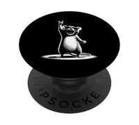Rock N Roll Rat Heavy Hard Rock Punk Music Guitare Rock Music PopSockets PopGrip Adhésif